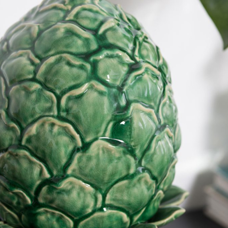 Artekko Artekko Artichoke Διακοσμητική Κεραμική Πράσινη Αγκινάρα (19x19x31)cm 2019