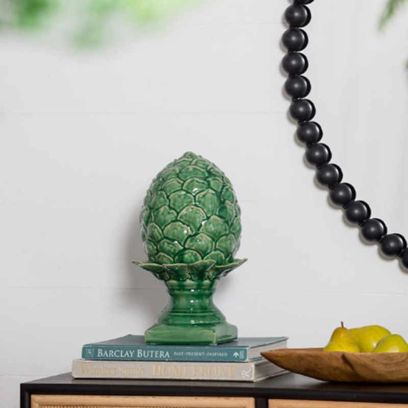 Artekko Artekko Artichoke Διακοσμητική Κεραμική Πράσινη Αγκινάρα (19x19x31)cm 2019