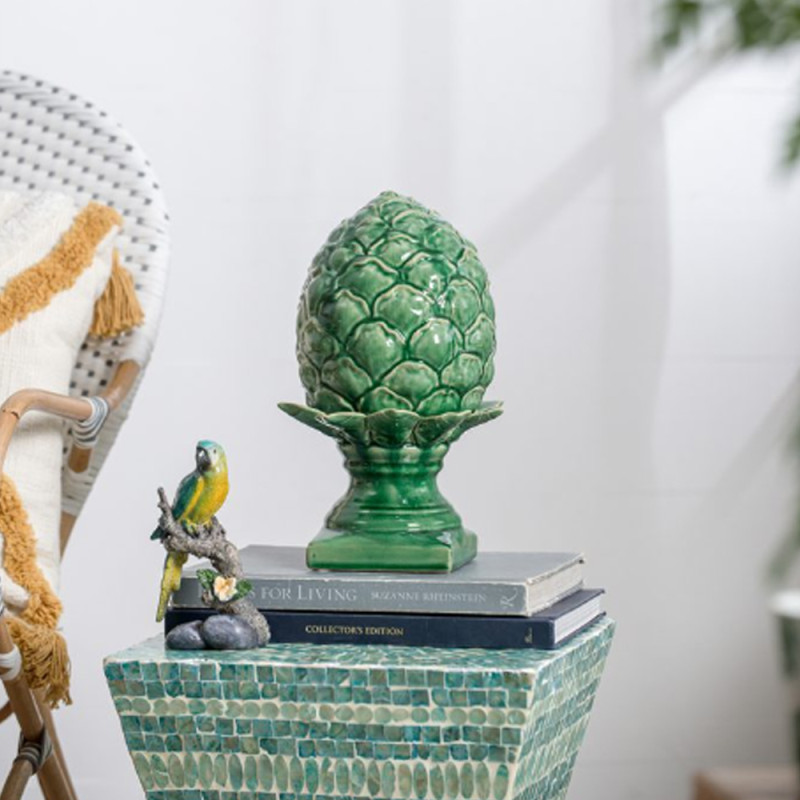 Artekko Artekko Artichoke Διακοσμητική Κεραμική Πράσινη Αγκινάρα (19x19x31)cm 2019