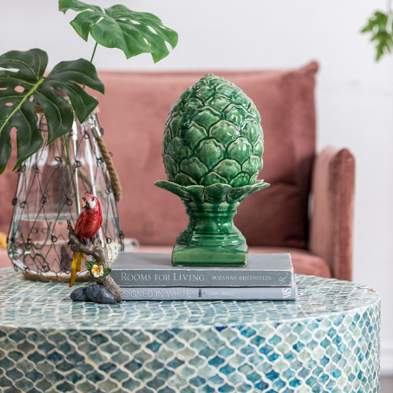 Artekko Artekko Artichoke Διακοσμητική Κεραμική Πράσινη Αγκινάρα (19x19x31)cm 2019