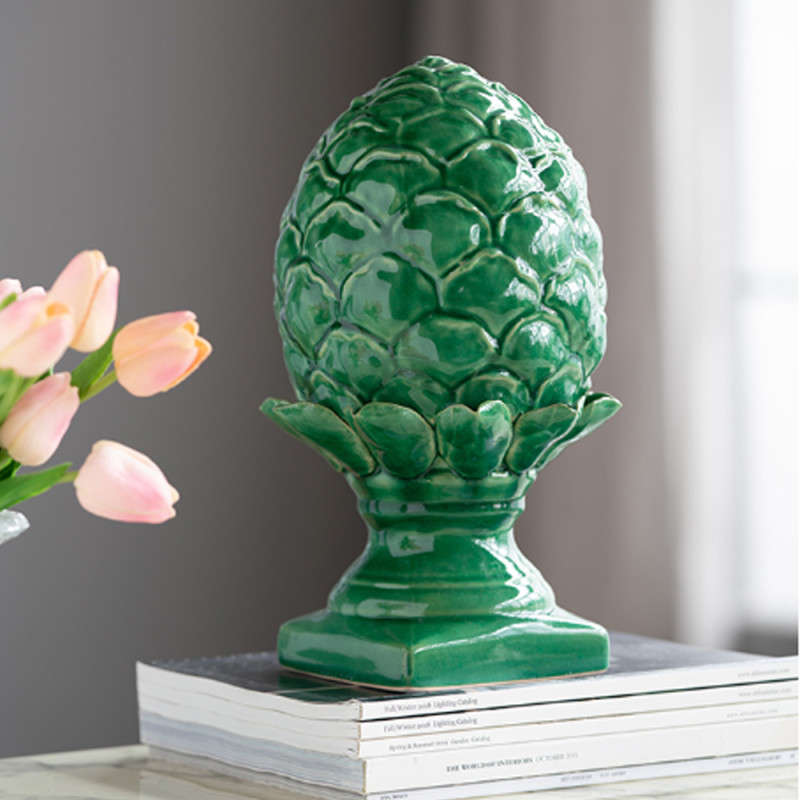 Artekko Artekko Artichoke Διακοσμητική Κεραμική Πράσινη Αγκινάρα (19x19x31)cm 2019