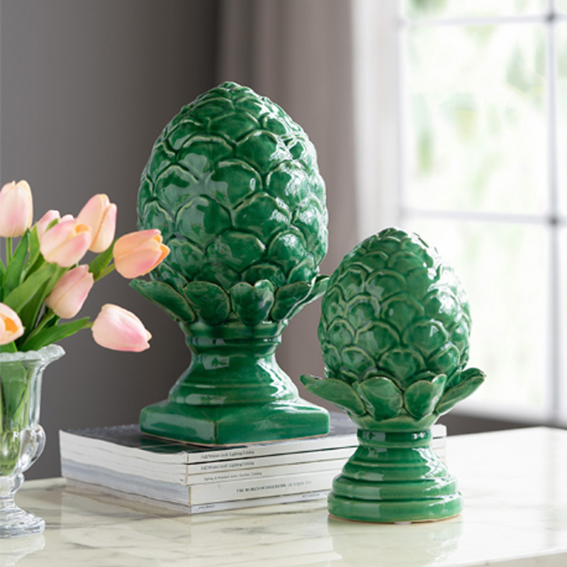 Artekko Artekko Artichoke Διακοσμητική Κεραμική Πράσινη Αγκινάρα (19x19x31)cm 2019