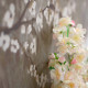 Artekko Artekko Blossom MDF Μπεζ Πίνακας σε Καμβά με Άνθη Κερασιάς (121.9x3.8x152.4)cm 32231