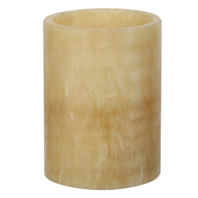 Artekko Artekko Marble Κερί Led σε Εκρού Μαρμάρινο Δοχείο (9.1x9.1x12.2)cm 39116