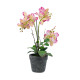 Artekko Artekko Orchid Τεχνητή Πλαστική Ροζ Ορχιδέα σε Γλάστρα (26x12x46)cm 420024-AB