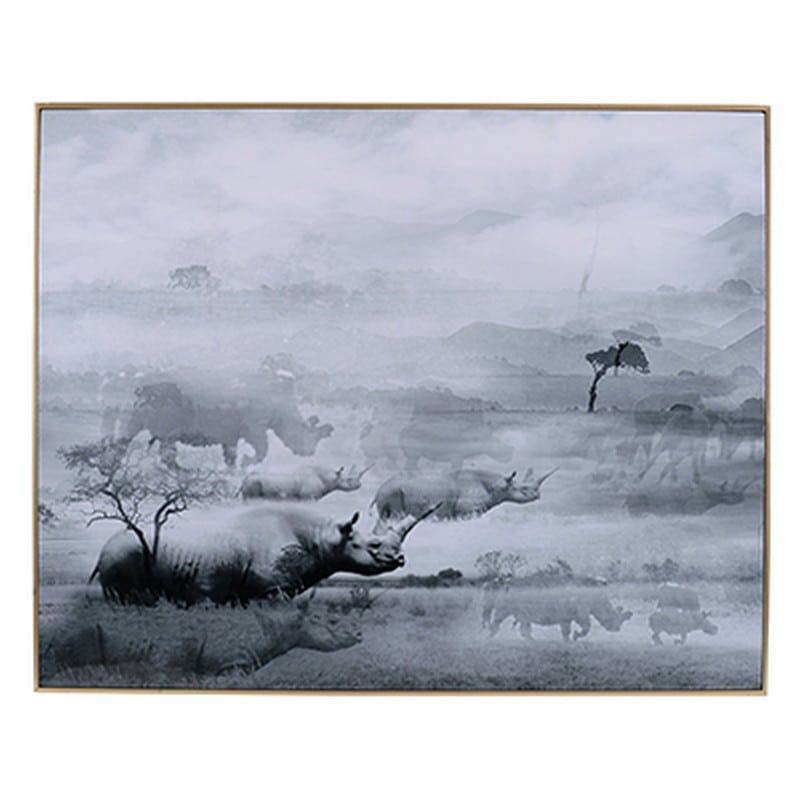 Artekko Artekko Foggy Διακοσμητικός Μεταλλικός Πίνακας Εκτύπωση (150x125)cm 42128