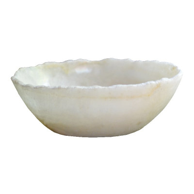 Artekko Artekko Onix Διακοσμητικό Μπολ από Όνυχα Μπεζ (40x30x14)cm 44331