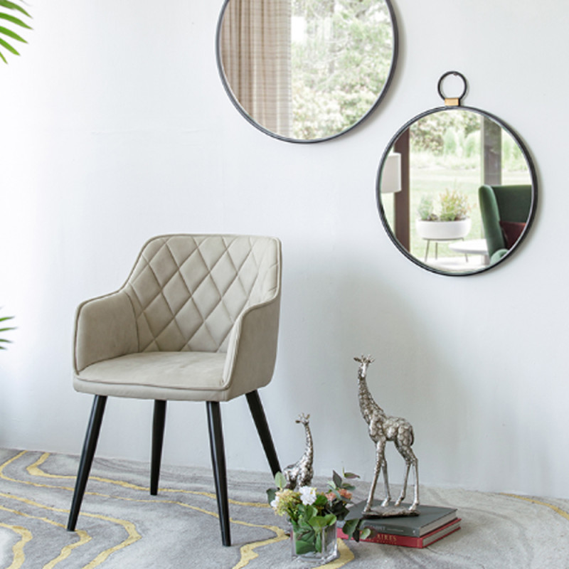 Artekko Artekko Mirror Μαύρος Μεταλλικός Καθρέπτης Τοίχου με Χρυσές Λεπτομέρειες (50x2x58)cm 45258