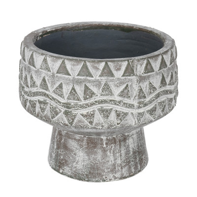 Artekko Artekko Pot Κασπώ από Τερακότα σε Γκρι Πατίνα (25x25x20.5)cm 460174