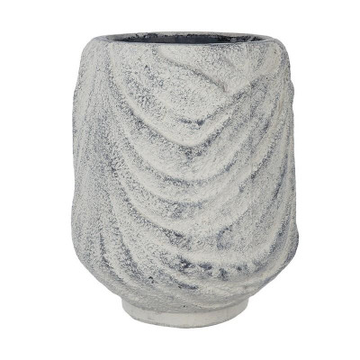 Artekko Artekko Γλάστρα Χρώμα Ανοιχτό Γκρι Τερακότα με Σχέδια 13x9x10 460178