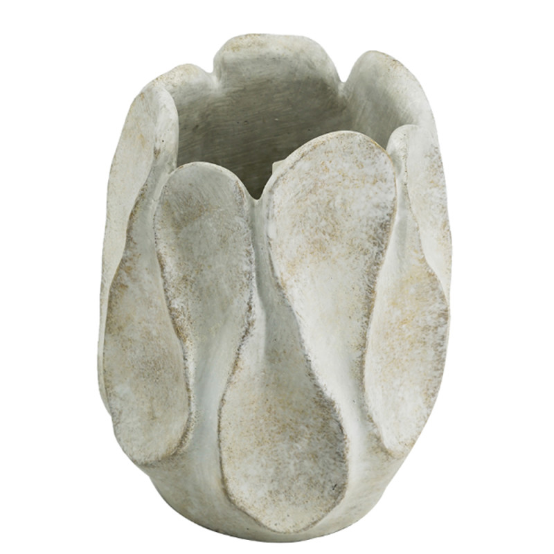 Artekko Artekko Cement Βάζο Κασπώ Τσιμεντένιο Μπεζ (20x20x25.5)cm 460261