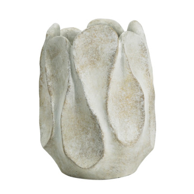 Artekko Artekko Cement Βάζο Κασπώ Τσιμεντένιο Μπεζ (20x20x25.5)cm 460261