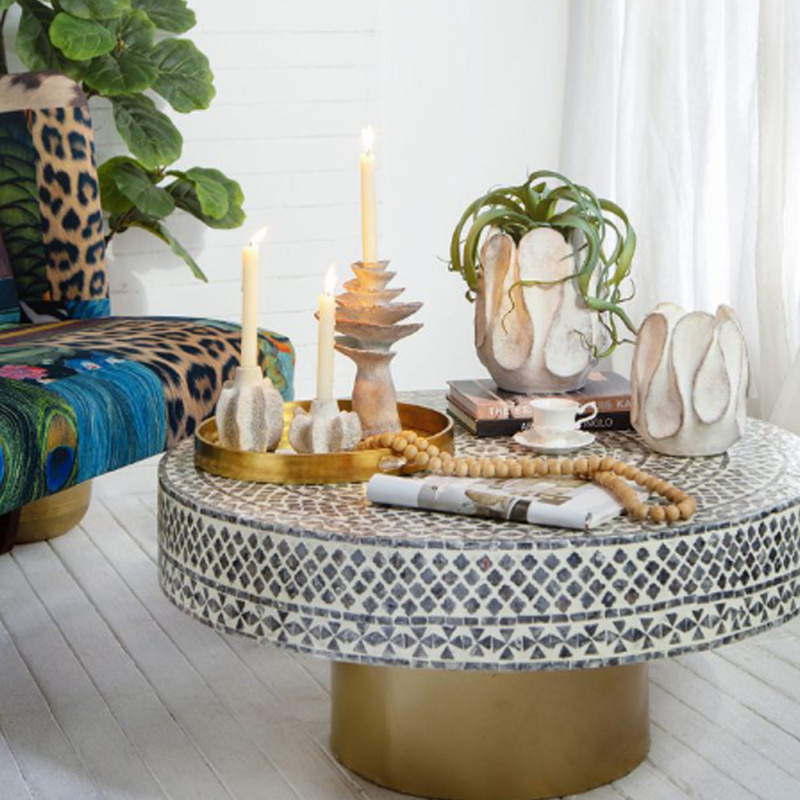 Artekko Artekko Cement Βάζο Κασπώ Τσιμεντένιο Μπεζ (20x20x25.5)cm 460261