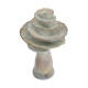 Artekko Artekko Cement Κηροπήγιο σε Σχήμα Μανιταριού Τσιμεντένιο Μπεζ (16.5x16x25.5)cm 460266