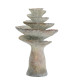 Artekko Artekko Cement Κηροπήγιο σε Σχήμα Μανιταριού Τσιμεντένιο Μπεζ (16.5x16x25.5)cm 460266