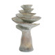 Artekko Artekko Cement Κηροπήγιο σε Σχήμα Μανιταριού Τσιμεντένιο Μπεζ (16.5x16x25.5)cm 460266