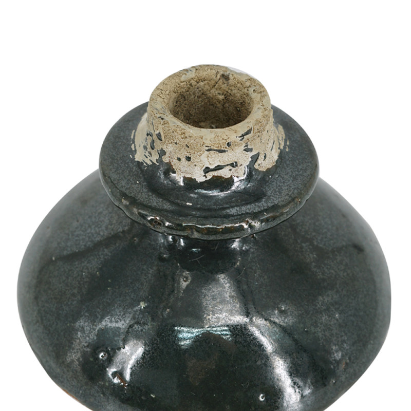 Artekko Artekko Antique Πράσινο Κηροπήγιο από Τερακότα (12x12x8)cm 460270