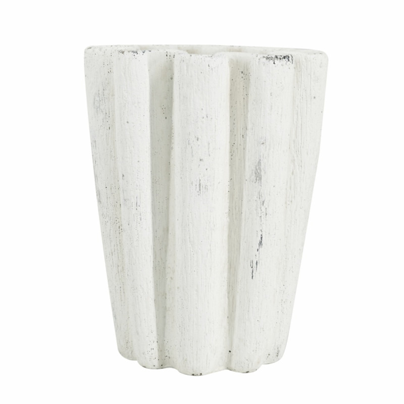 Artekko Artekko Cement Λευκό Τσιμεντένιο Βάζο (22.5x18x30)cm 460288