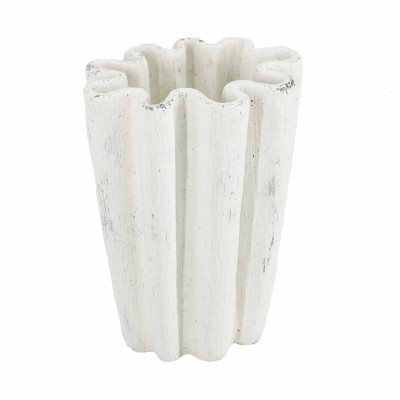 Artekko Artekko Cement Λευκό Τσιμεντένιο Βάζο (22.5x18x30)cm 460288