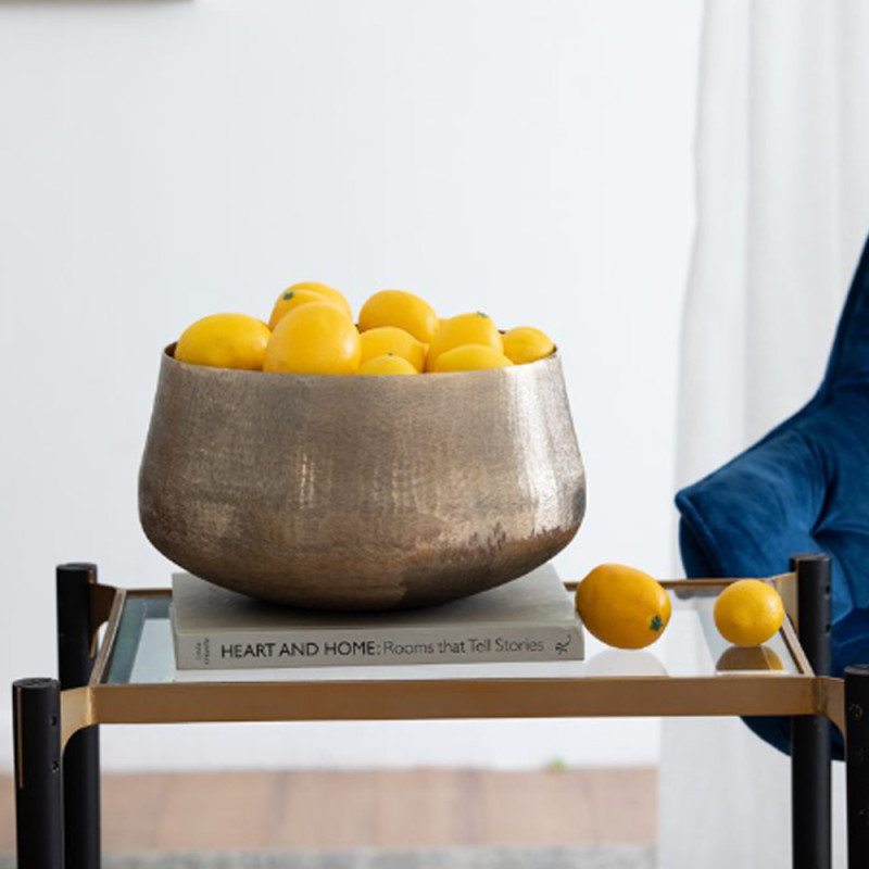 Artekko Artekko Trophy Χρυσά Μεταλλικά Διακοσμητικά Δοχεία Κασπώ (19.5x19.5x33)cm 2pcs 48640