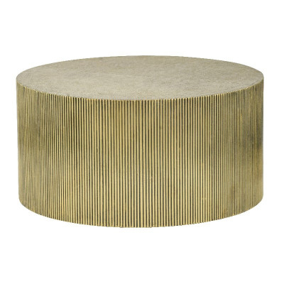 Artekko Artekko Crig MDF Στρόγγυλο Τραπεζάκι Σαλονιού (80x80x40)cm 48674