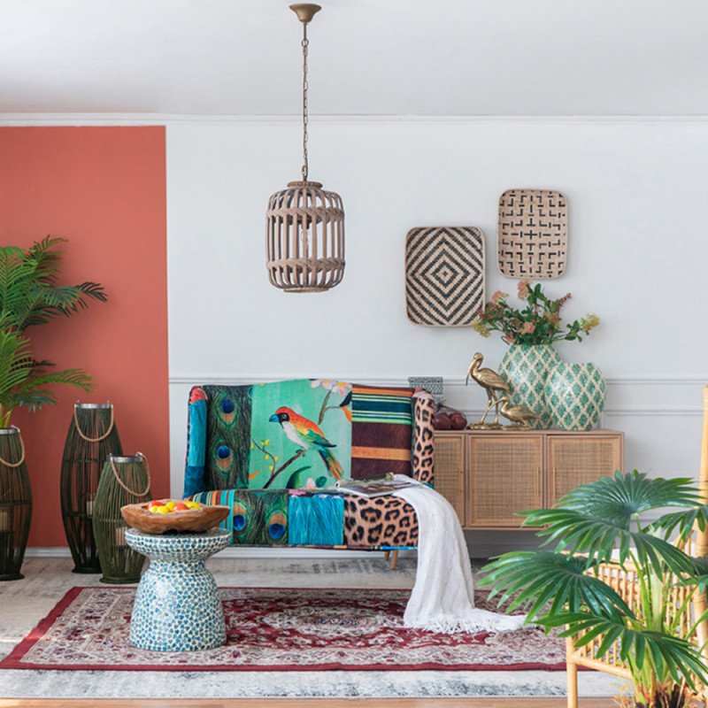 Artekko Artekko Ivory Διακοσμητικό Βάζο Paper Powder Capiz Πράσινο Λευκό (38x18x45)cm 48754