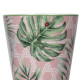 Artekko Artekko Tropical Πήλινες Κούπες με Πράσινα Φύλλα (12x8x10)cm 4pcs 60032