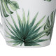 Artekko Artekko Tropical Πήλινες Κούπες με Πράσινα Φύλλα (12x8x10)cm 4pcs 60032