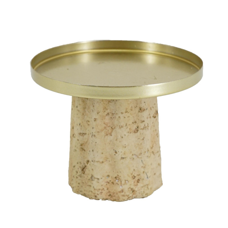 Artekko Artekko Cement Μπεζ Τσιμεντένιο Κηροπήγιο (10x10x8)cm 61017