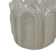 Artekko Artekko Akali Μπεζ Κεραμικό Διακοσμητικό Βάζο (15x15x20.5)cm 61163
