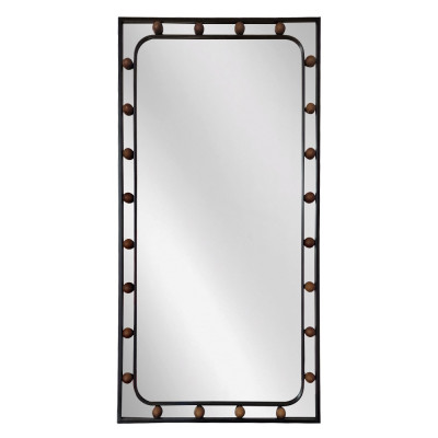 Artekko Artekko Dia Μαύρος Μεταλλικός Καθρέπτης Τοίχου (50x3x90)cm 661-2010