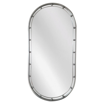 Artekko Artekko Dia Ασημί Μεταλλικός Καθρέπτης Τοίχου (50x3.5x100)cm 661-2014-SILVER