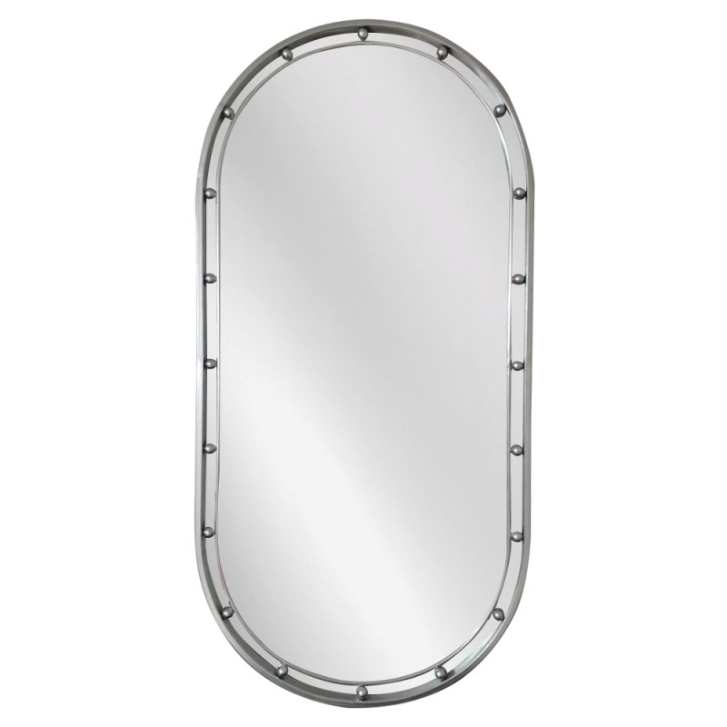 Artekko Artekko Dia Ασημί Μεταλλικός Καθρέπτης Τοίχου (50x3.5x100)cm 661-2014-SILVER