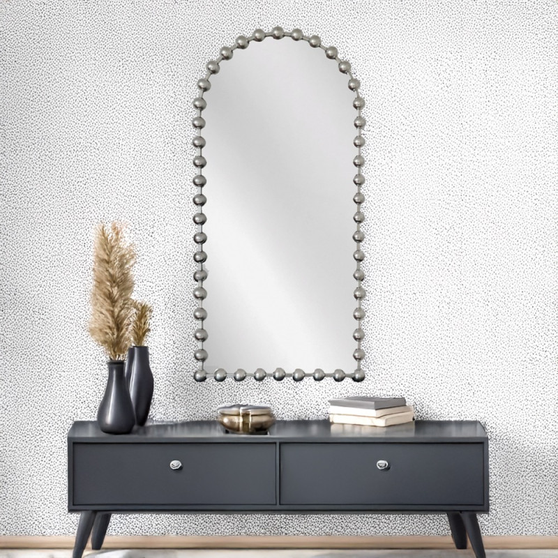 Artekko Artekko Dia Ασημί Μεταλλικός Καθρέπτης Τοίχου (72.5x4.5x181)cm 661-2020-SILVER