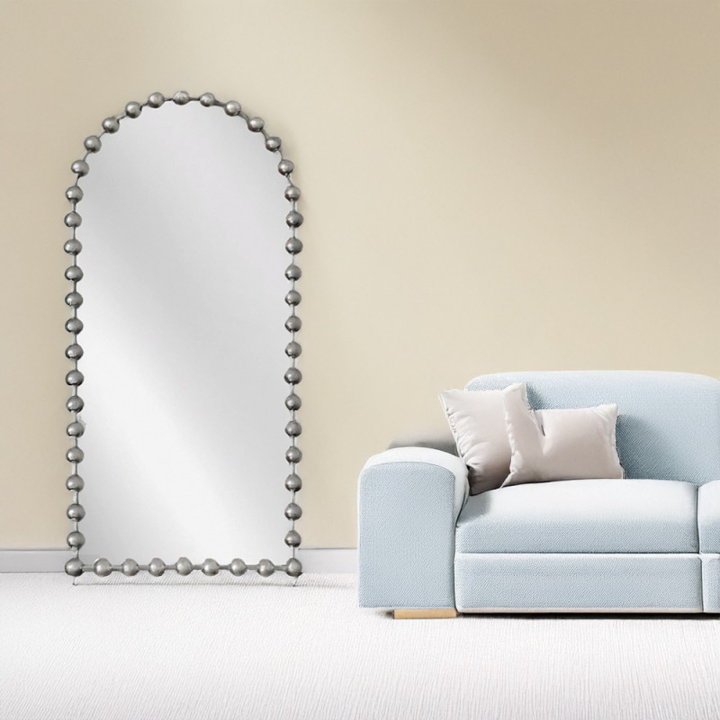 Artekko Artekko Dia Ασημί Μεταλλικός Καθρέπτης Τοίχου (72.5x4.5x181)cm 661-2020-SILVER