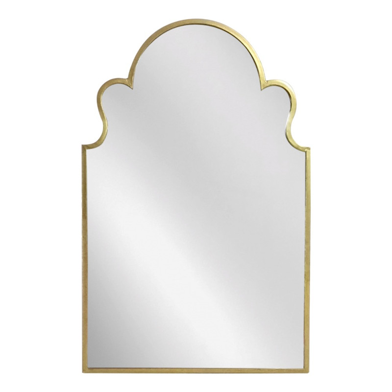 Artekko Artekko Dia Χρυσός Μεταλλικός Καθρέπτης Τοίχου (58x2.5x90)cm 661-2025-GOLD