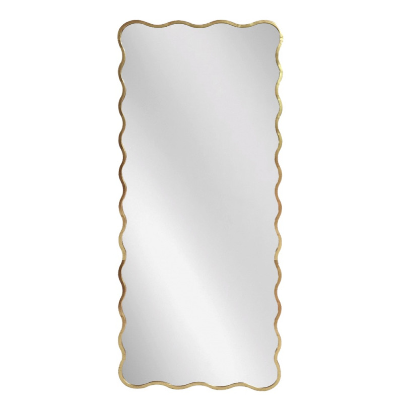 Artekko Artekko Dia Χρυσός Μεταλλικός Καθρέπτης Τοίχου (80x2.5x180)cm 661-2031-GOLD
