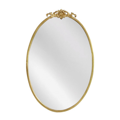 Artekko Artekko Dia Χρυσός Μεταλλικός Καθρέπτης Τοίχου (48.5x4.5x73)cm 661-2035-GOLD