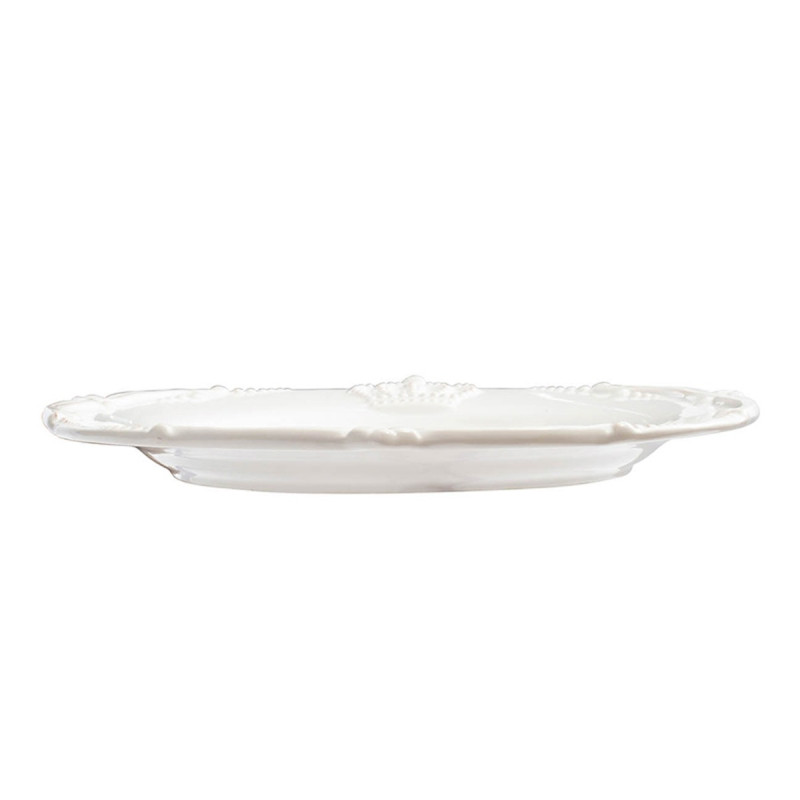 Artekko Artekko Crown Λευκό Κεραμικό Πιάτο Φαγητού (29x29x3)cm 67102