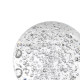 Artekko Artekko Spheres Διακοσμητικές Σφαίρες με Φυσαλίδες Γυαλί Διάφανο (9.9x9.9x9.9)cm Σετ/2 70372-SA