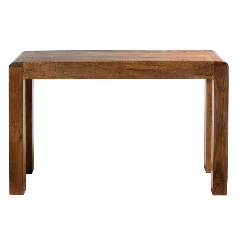 Artekko Artekko Attari Καφέ Κονσόλα από Ξύλο Teak (120x40x77)cm 720-1233