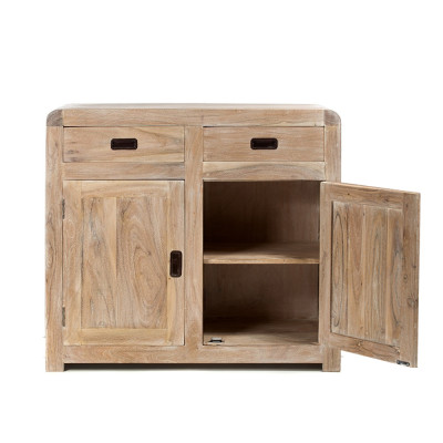 Artekko Artekko Attari Ξύλινος Μπουφές σε Λευκή Πατίνα (100x40x90)cm 720-1258