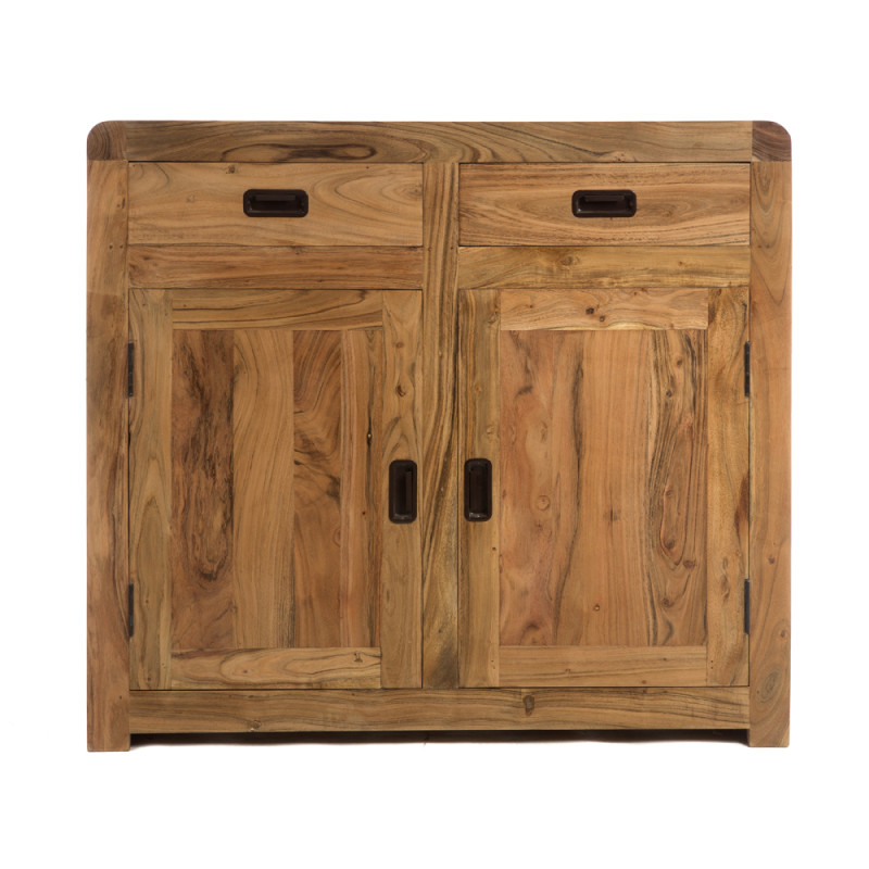 Artekko Artekko Attari Καφέ Μπουφές από Ξύλο Teak (100x40x90)cm 720-1258-LAP