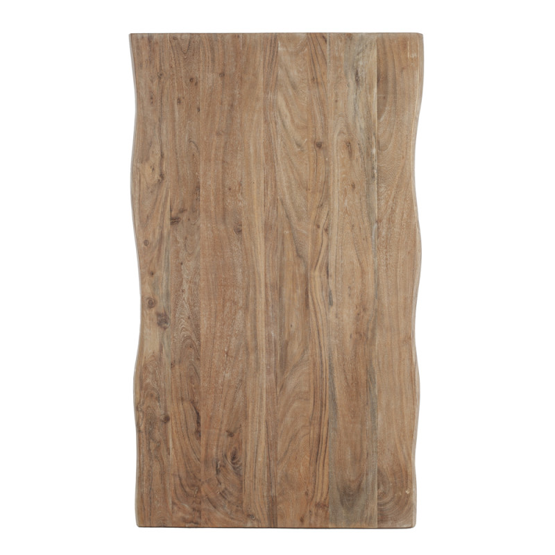 Artekko Artekko Pantheon Τραπεζαρία με Χ Πόδια Ξύλινη Λευκή Πατίνα (140x80x76)cm 720-1291-WHITE