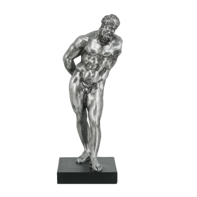 Artekko Artekko Figurine Ασημί Επιτραπέζιo Διακοσμητικό Ρητίνης (16.5x15.5x42)cm 72420