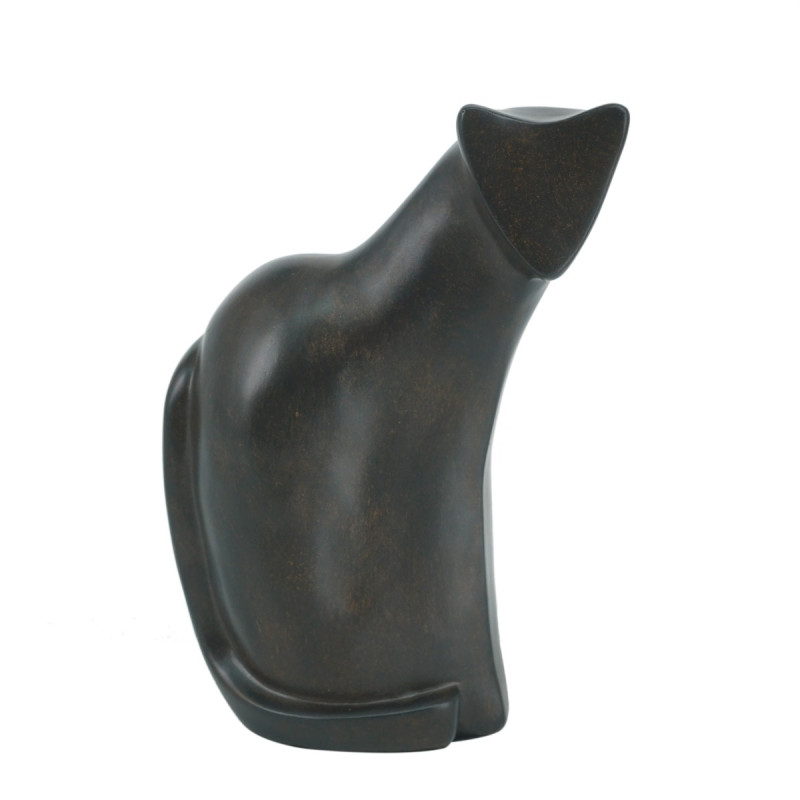 Artekko Artekko Figurine Μαύρη Διακοσμητική Γάτα Ρητίνης (17.5x10x25)cm 72437