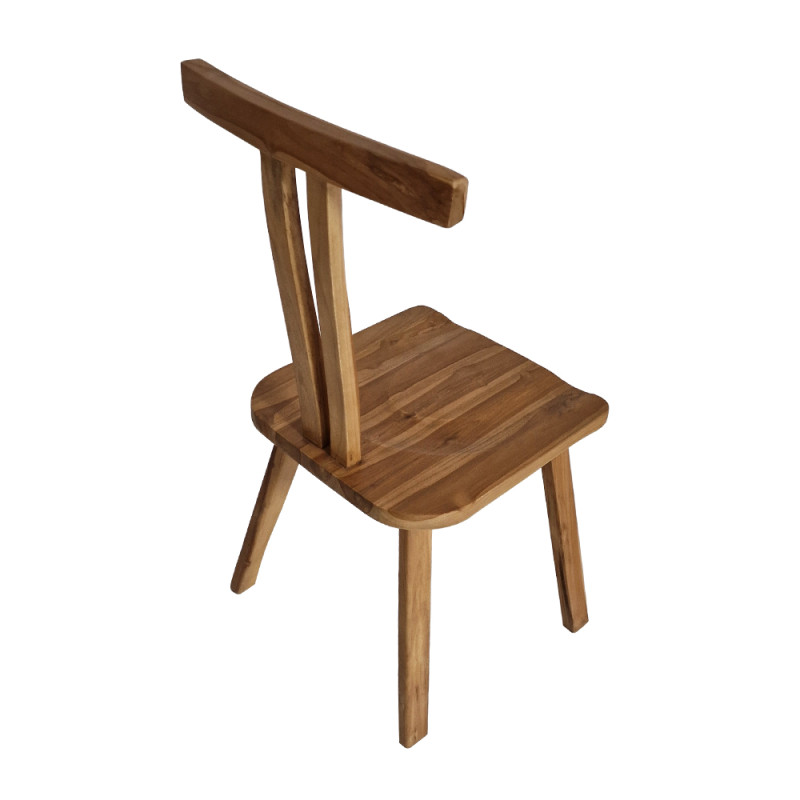 Artekko Artekko Munggur Ξύλινη Καρέκλα σε Φυσική Απόχρωση (53x45x93)cm 730-3210