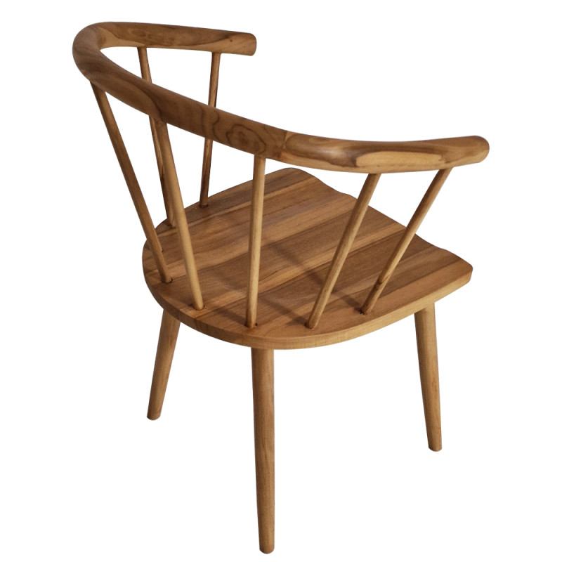 Artekko Artekko Munggur Ξύλινη Καρέκλα σε Φυσική Απόχρωση (58x55x86)cm 730-3212