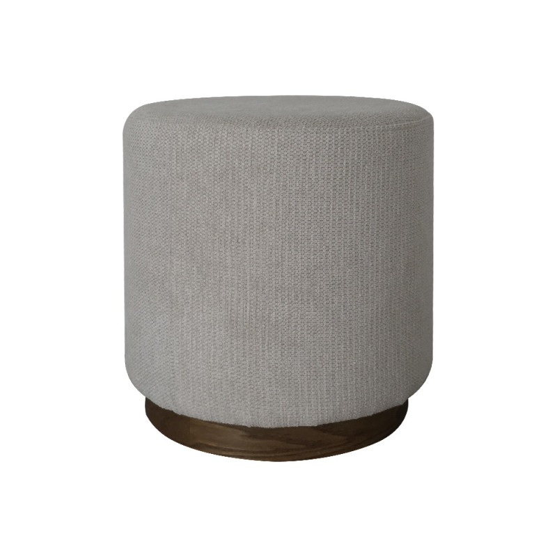 Artekko Artekko Cloud Μπεζ Υφασμάτινο Σκαμπό (Φ41x44)cm 735-2200-D