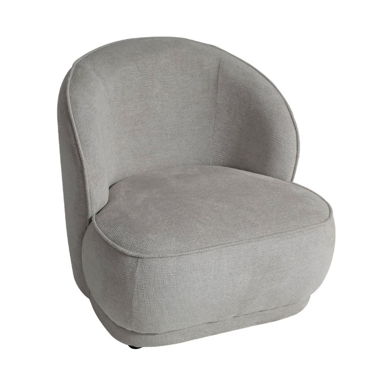 Artekko Artekko Cloud Εκρού Υφασμάτινη Πολυθρόνα (78x81x74)cm 735-2201-WG